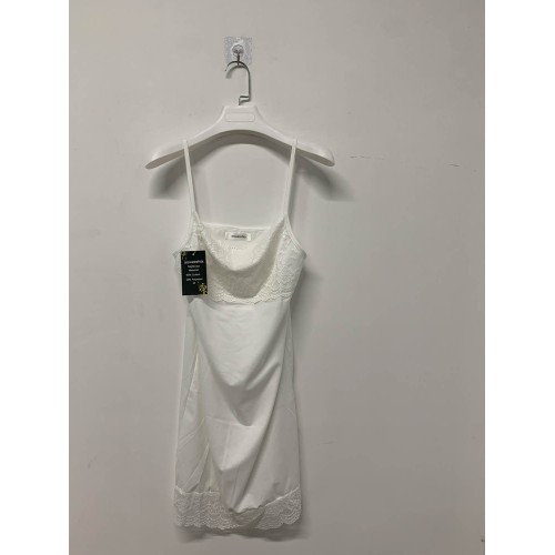 aowezehts Women’s White Cotton Nightdress – Soft, Breathable Nightwear for Comfortable Sleep and Lounging