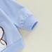 aowezehts Baby Long-Sleeve Top – Soft Blue Cotton Shirt for Autumn and Everyday Wear