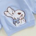 aowezehts Baby Long-Sleeve Top – Soft Blue Cotton Shirt for Autumn and Everyday Wear